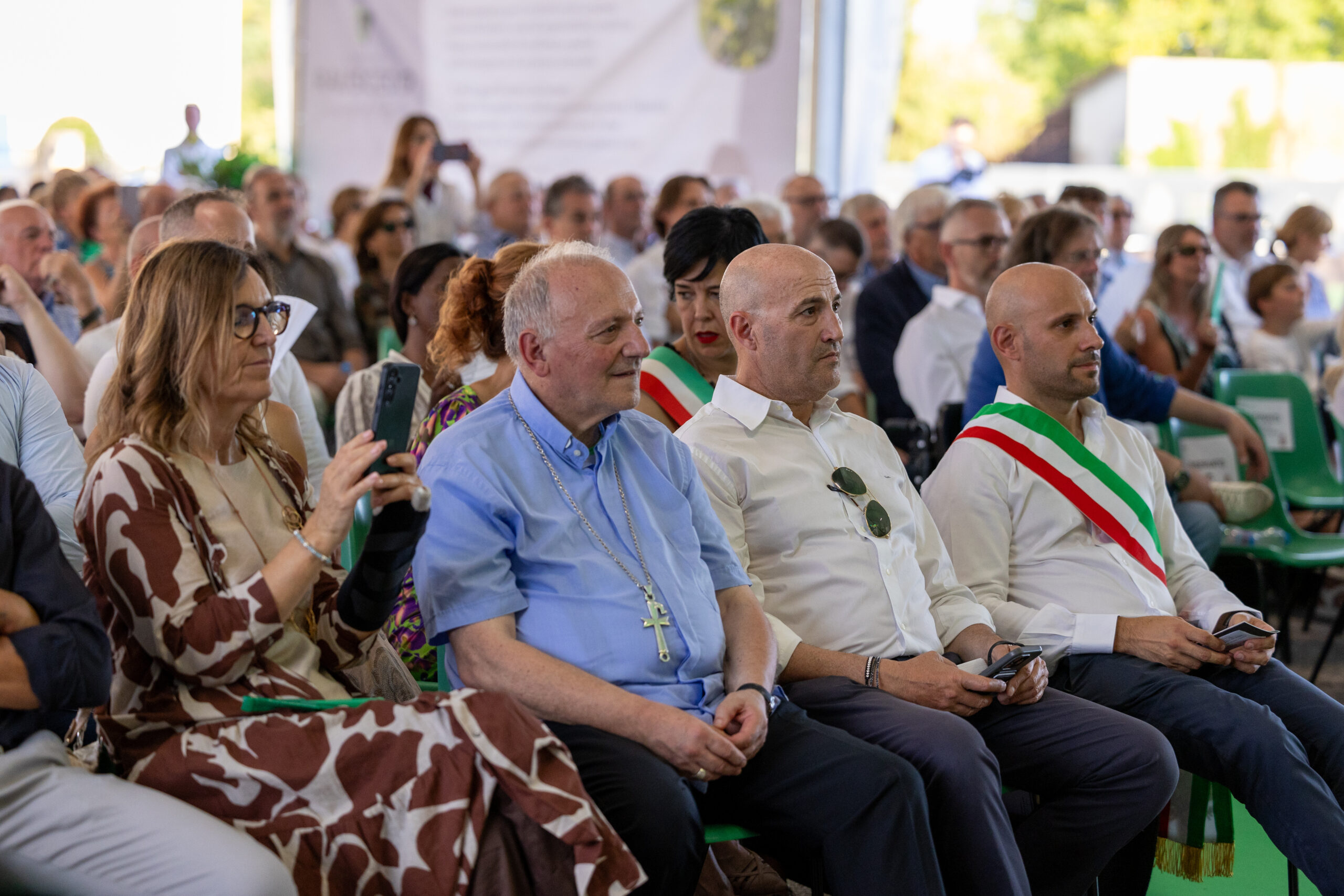 Rauscedo, le autorità intervenute al 75 della Cantina